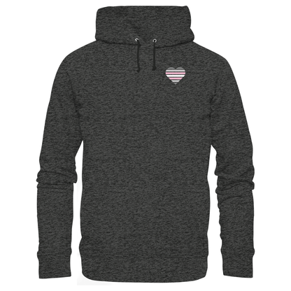 Organic Basic Hoodie mit Herz - Demigirl