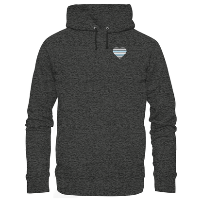 Organic Basic Hoodie mit Herz - Demiboy