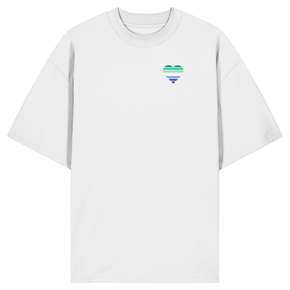 Organic Oversize Shirt mit Herz - Gay