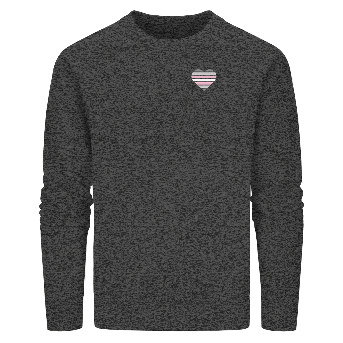 Organic Basic Sweatshirt mit Herz - Demigirl