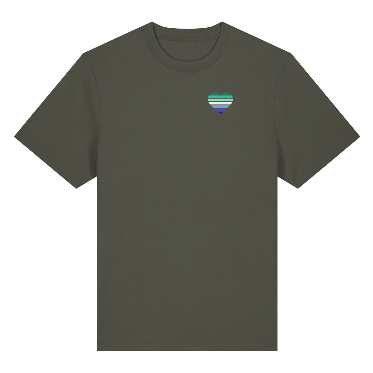 Organic Heavy Shirt mit Herz - Gay