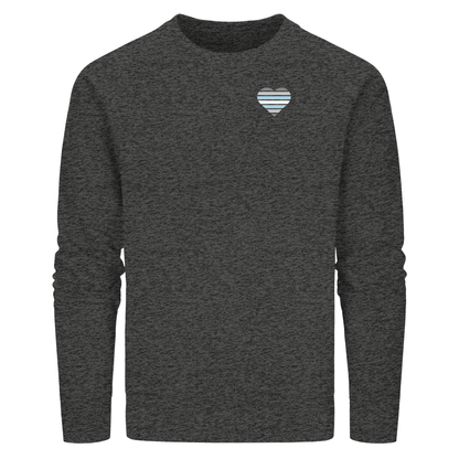 Organic Basic Sweatshirt mit Herz - Demiboy