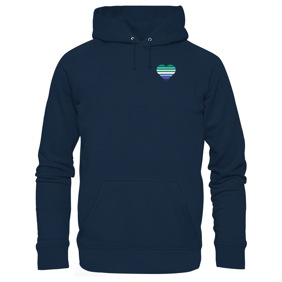 Organic Basic Hoodie mit Herz - Gay