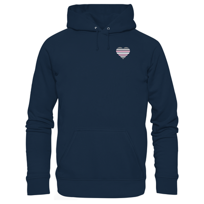 Organic Basic Hoodie mit Herz - Demigirl