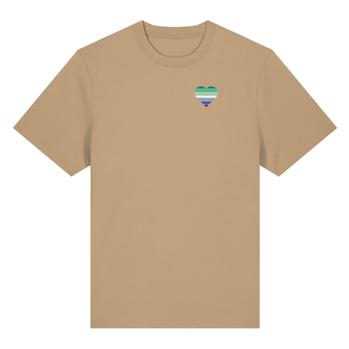 Organic Heavy Shirt mit Herz - Gay
