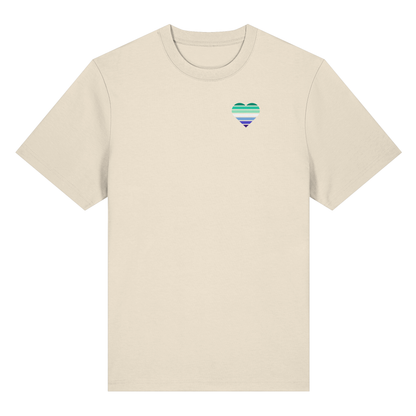 Organic Heavy Shirt mit Herz - Gay
