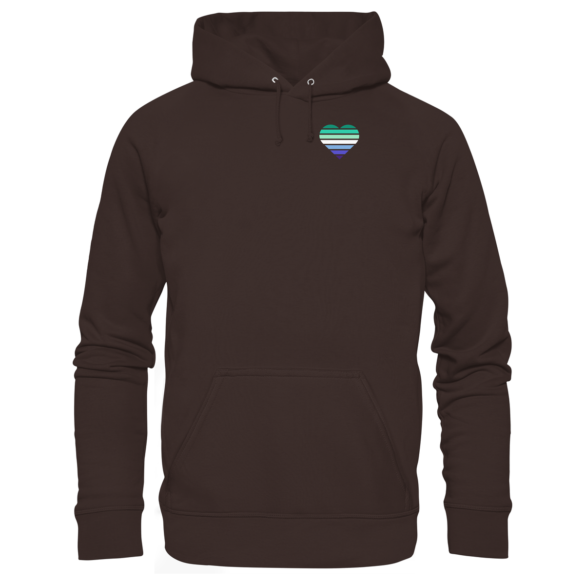 Basic Hoodie mit Herz - Gay