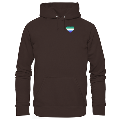 Basic Hoodie mit Herz - Gay