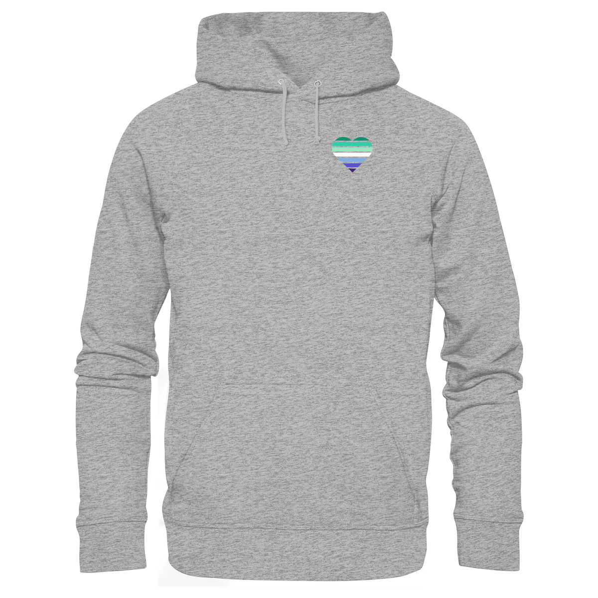 Organic Basic Hoodie mit Herz - Gay
