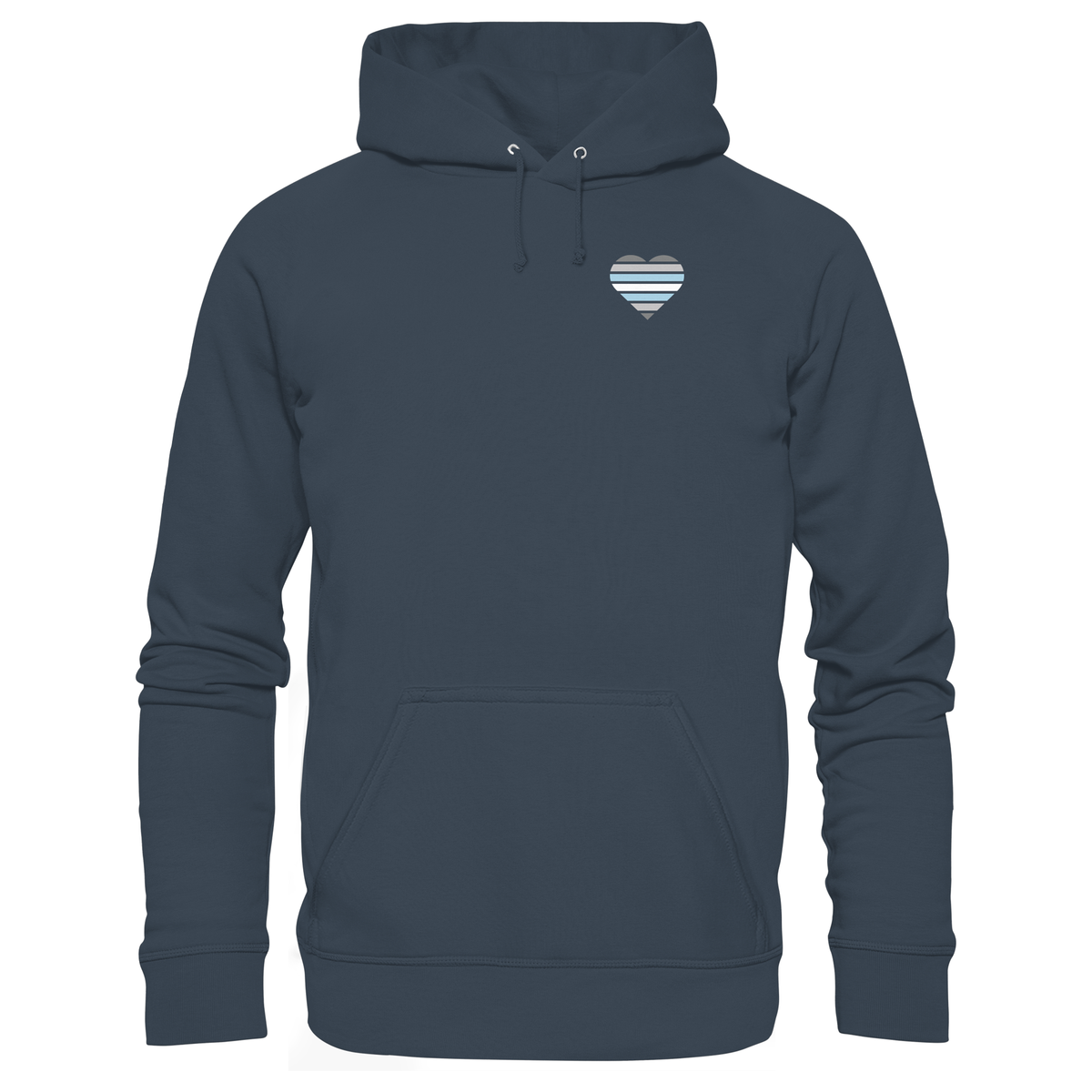 Organic Basic Hoodie mit Herz - Demiboy