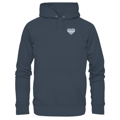 Organic Basic Hoodie mit Herz - Demiboy