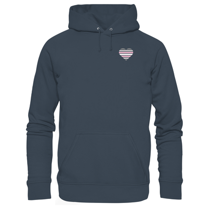 Organic Basic Hoodie mit Herz - Demigirl
