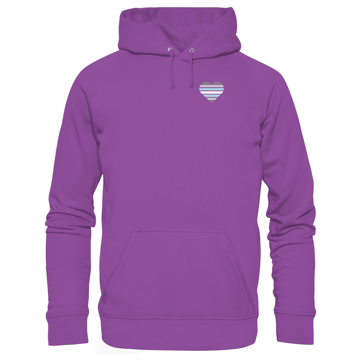 Basic Hoodie mit Herz - Demiboy