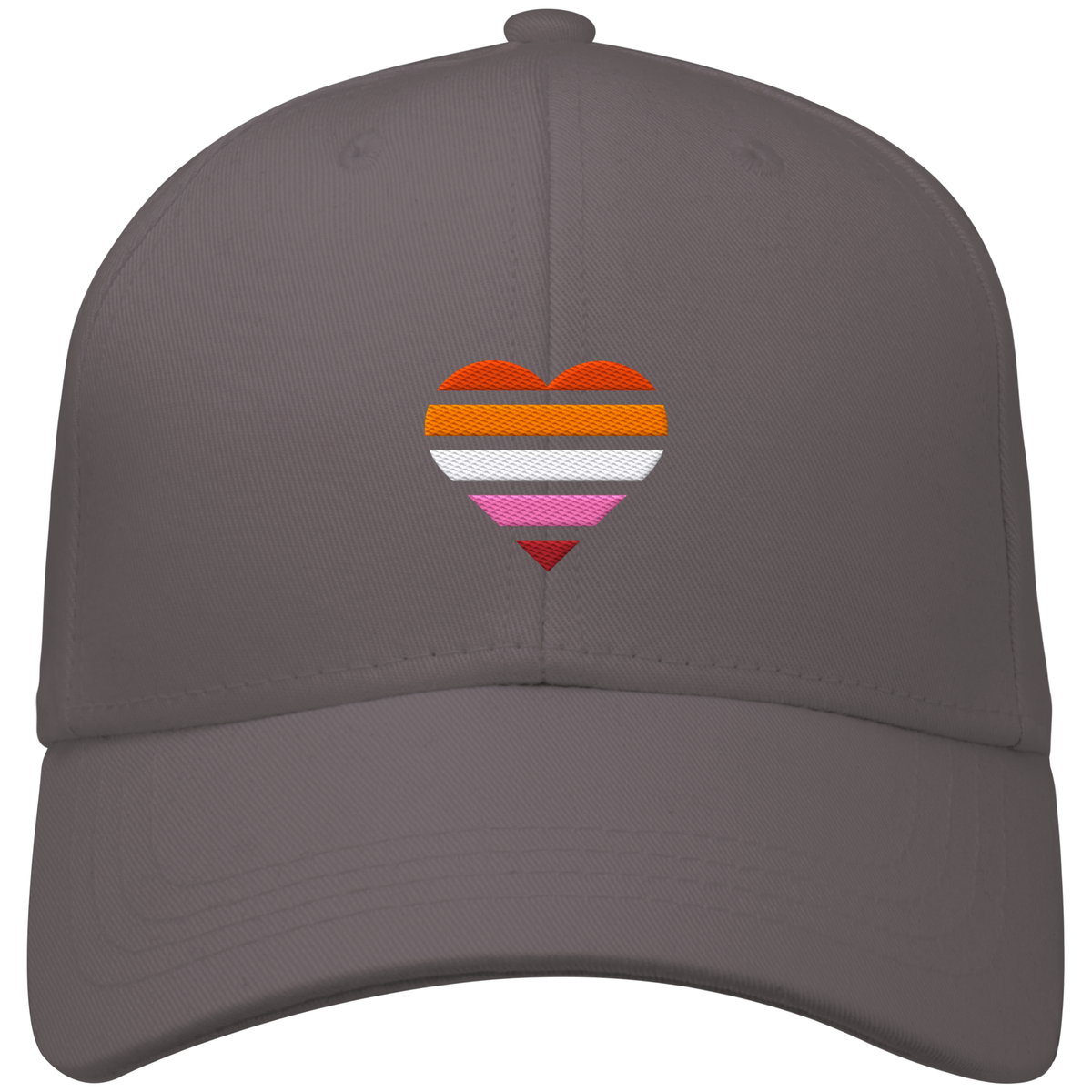 Organic Baseball Cap mit Herz Stick - Lesbian