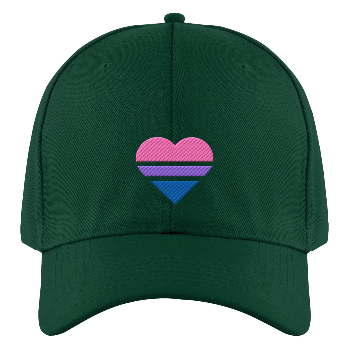 Authentic Baseball Cap mit Herz Stick - Bisexual