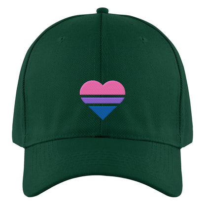 Authentic Baseball Cap mit Herz Stick - Bisexual