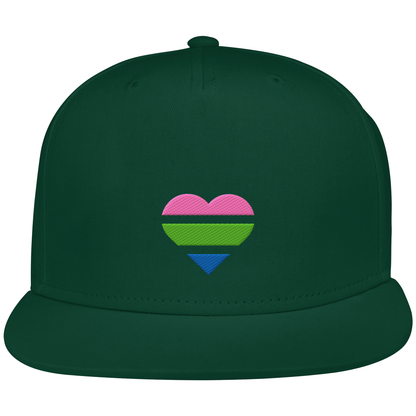 Snapback mit Herz Stick - Polysexual