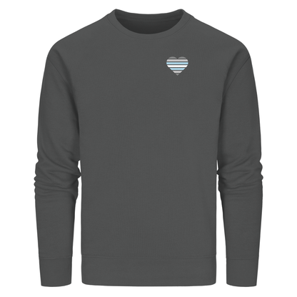 Organic Basic Sweatshirt mit Herz - Demiboy