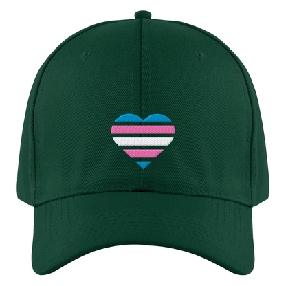Authentic Baseball Cap mit Herz Stick - Trans