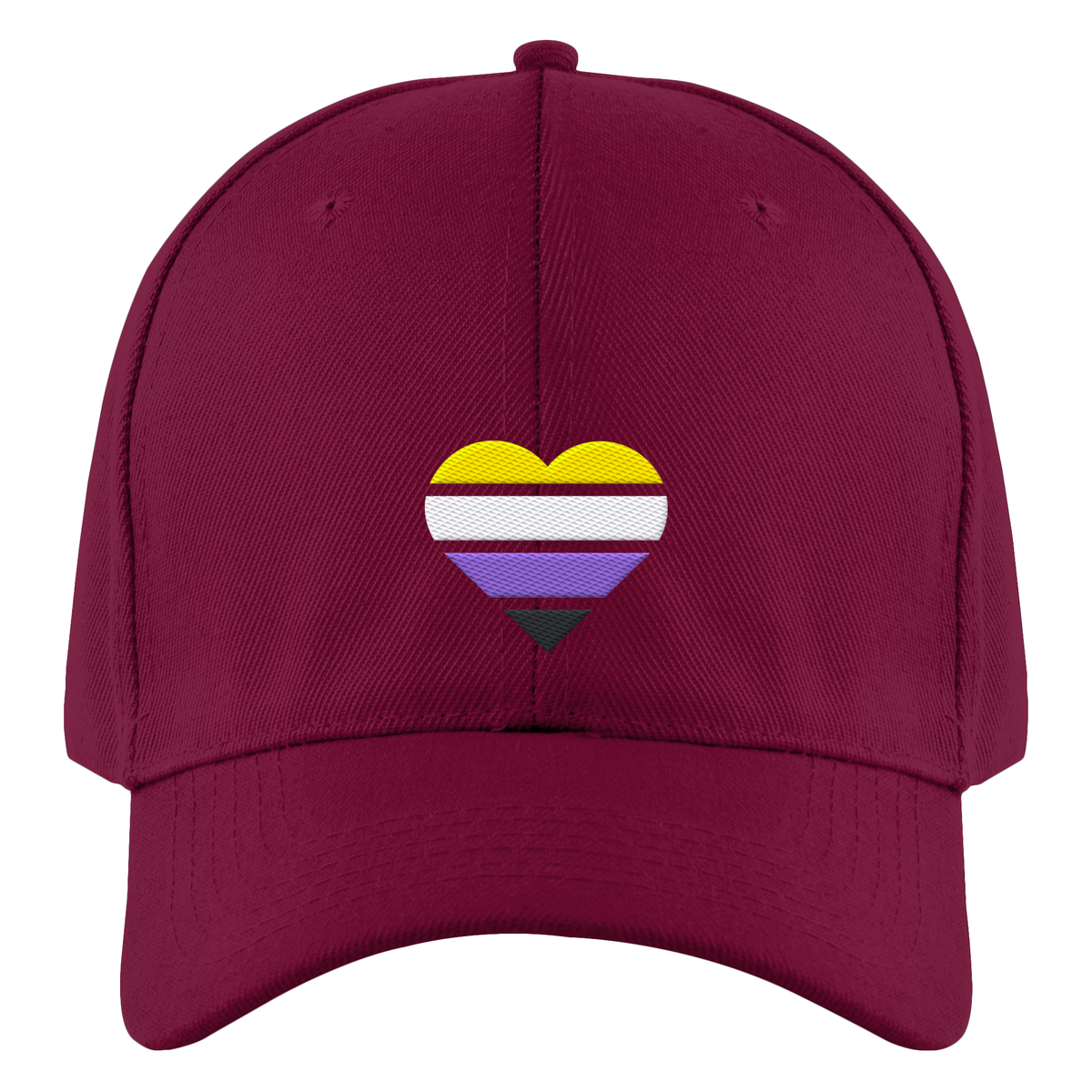 Authentic Baseball Cap mit Herz Stick - Nonbinary