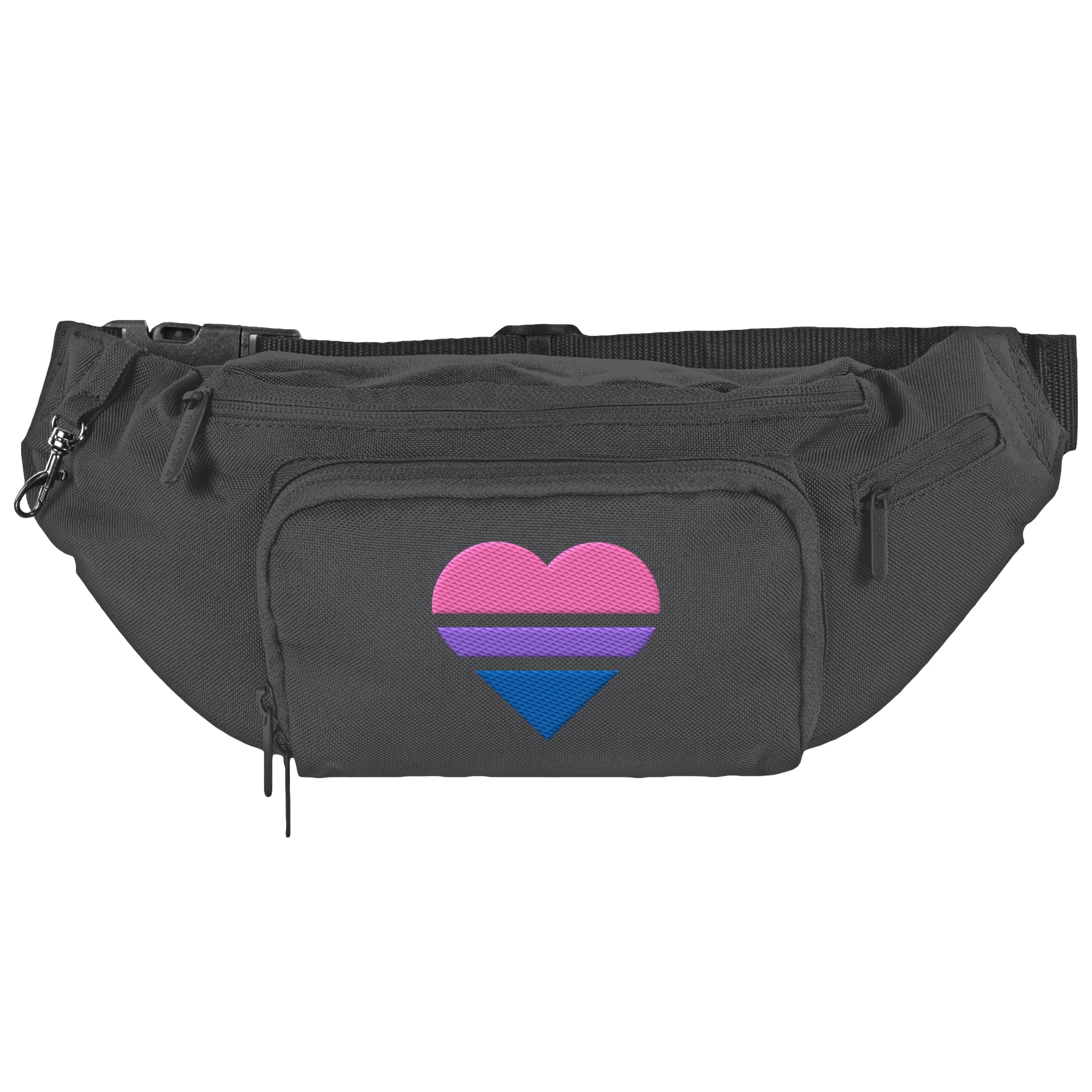 Shoulder Bag - Bisexual Flag Herz Stick