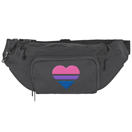 Shoulder Bag - Bisexual Flag Herz Stick