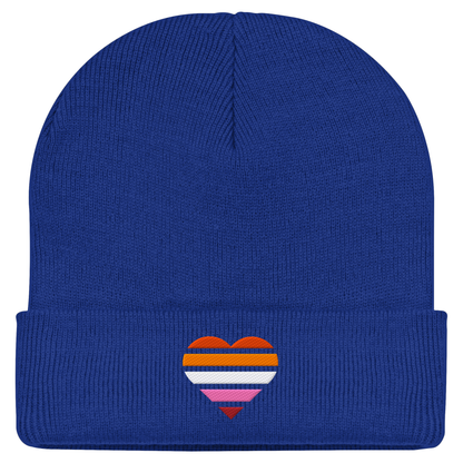Classic Beanie mit Herz Stick - Lesbian