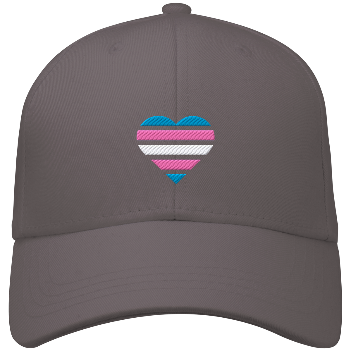 Organic Baseball Cap mit Herz Stick - Trans