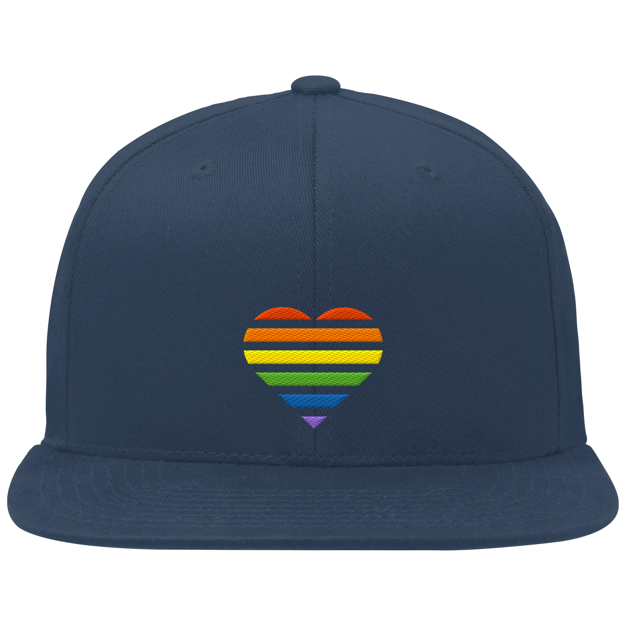 Organic Snapback - Pride Flag Herz Stick