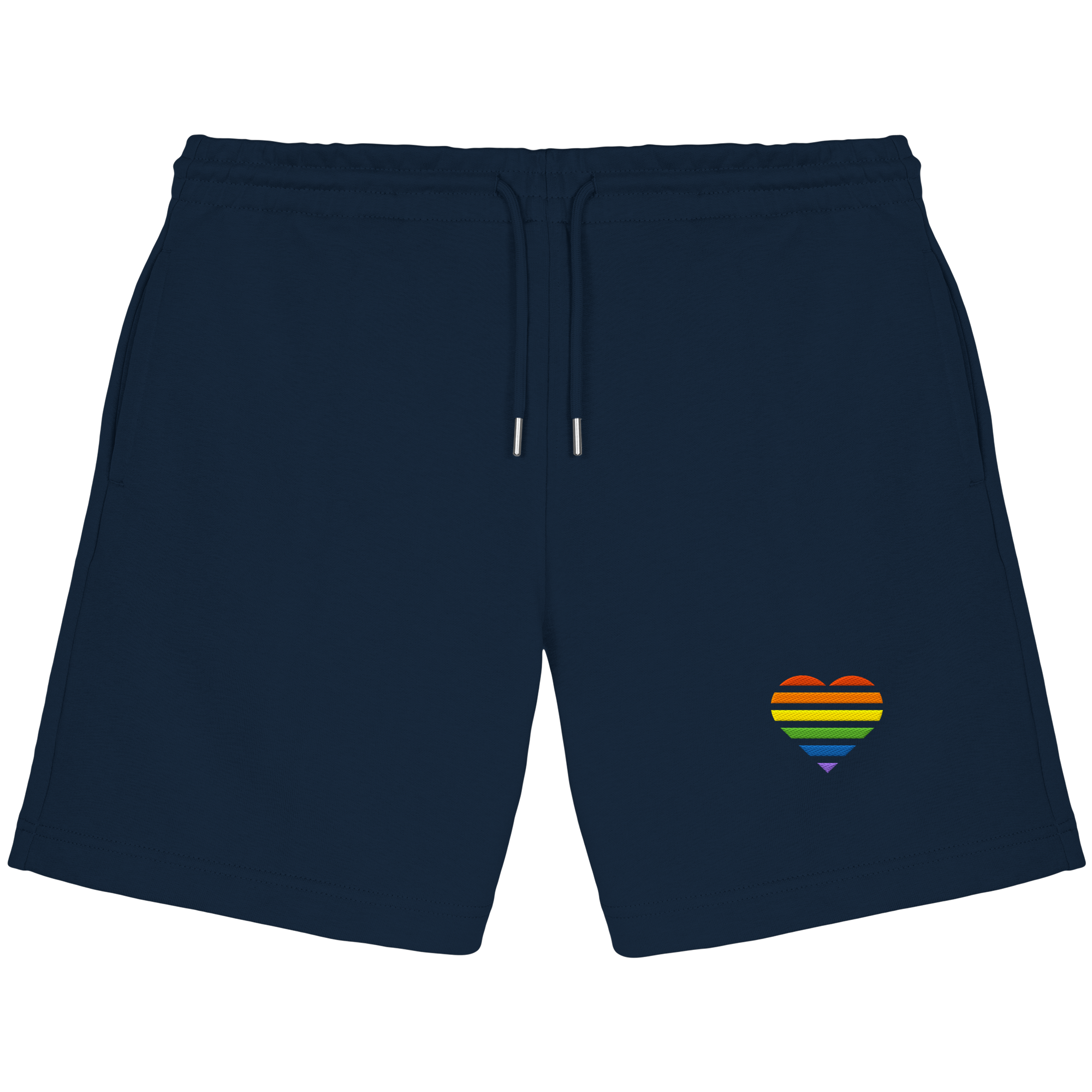 Organic Jogger Shorts - Pride Flag Herz Stick