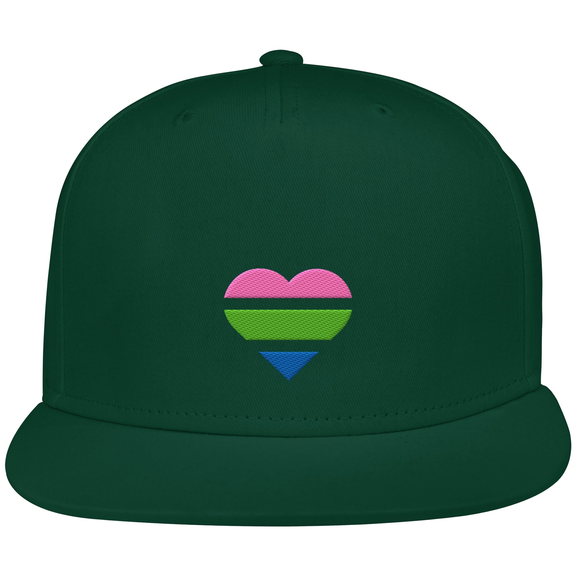 Snapback - Polysexual Flag Herz Stick