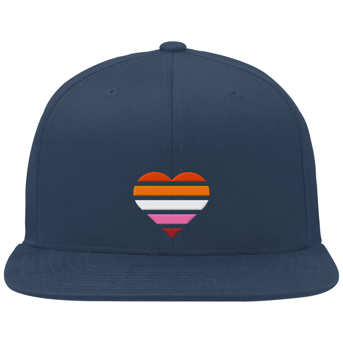Organic Snapback mit Herz Stick - Lesbian