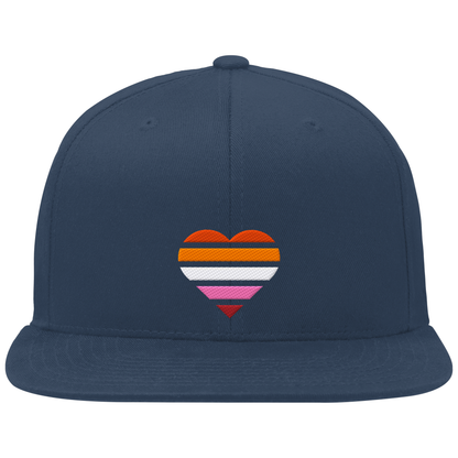Organic Snapback mit Herz Stick - Lesbian