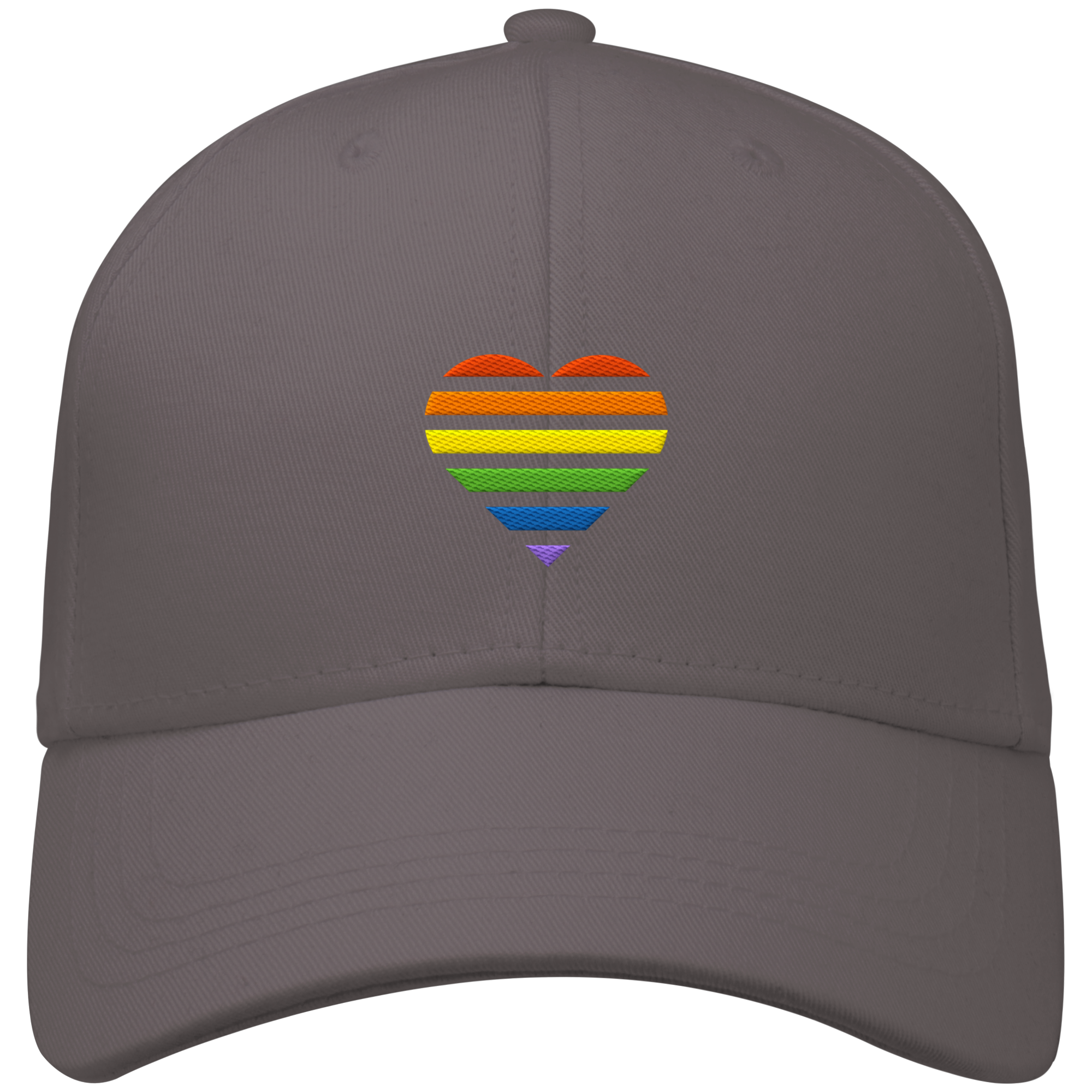 Organic Baseball Cap - Pride Flag Herz Stick
