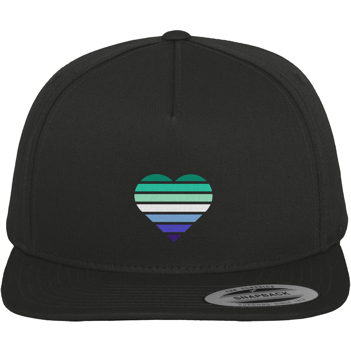 Premium Snapback mit Herz - Gay