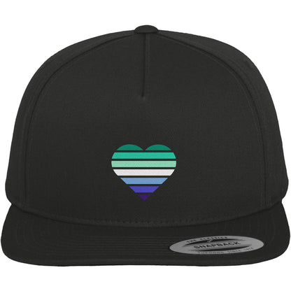 Premium Snapback mit Herz - Gay