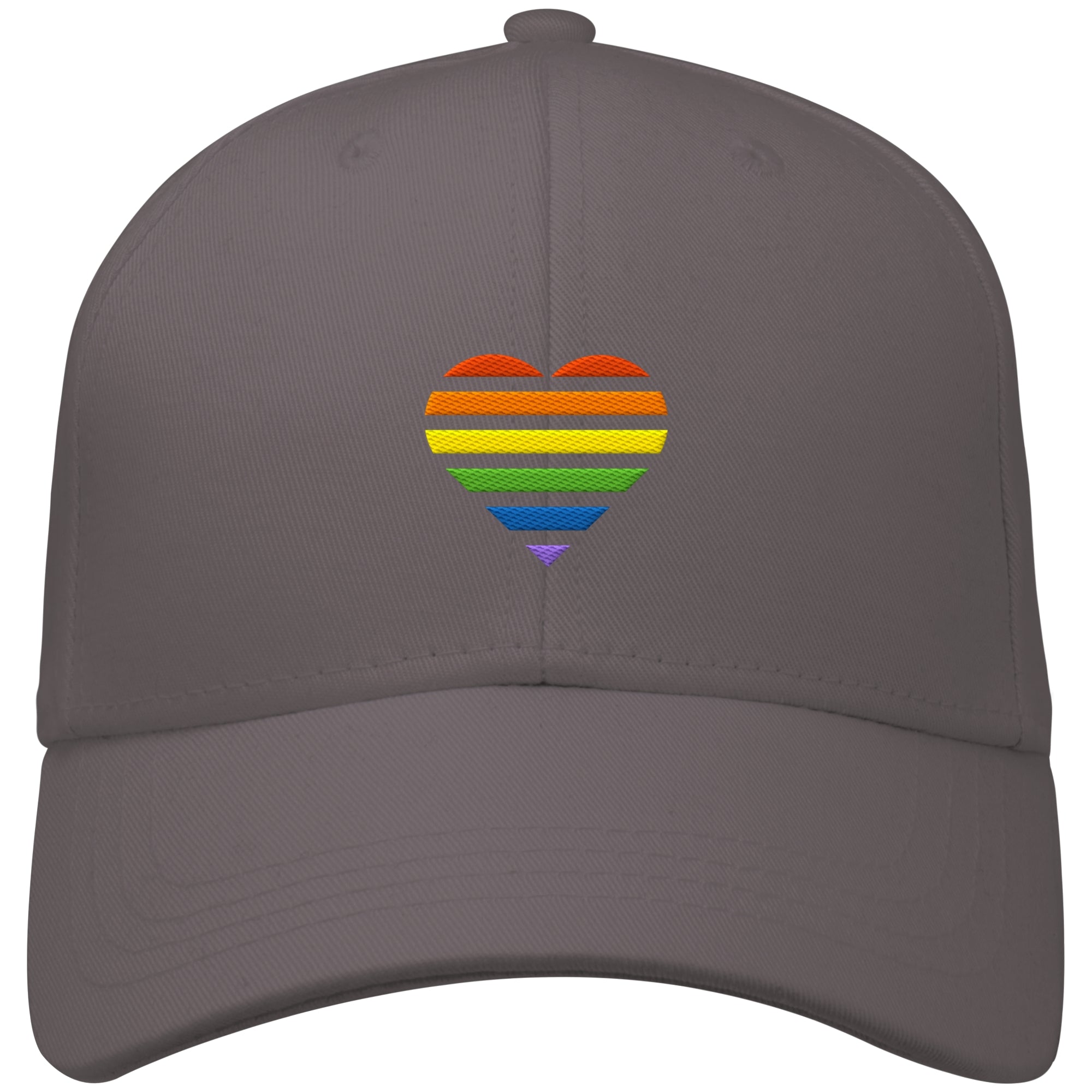 Organic Baseball Cap - Pride Flag Herz Stick