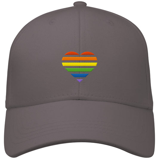 Organic Baseball Cap - Pride Flag Herz Stick
