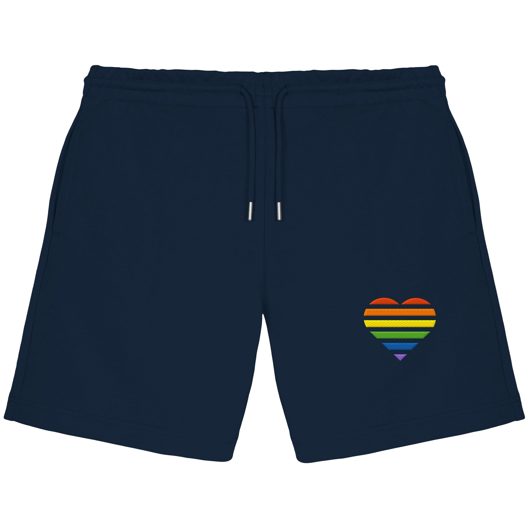 Organic Jogger Shorts - Pride Flag Herz Stick