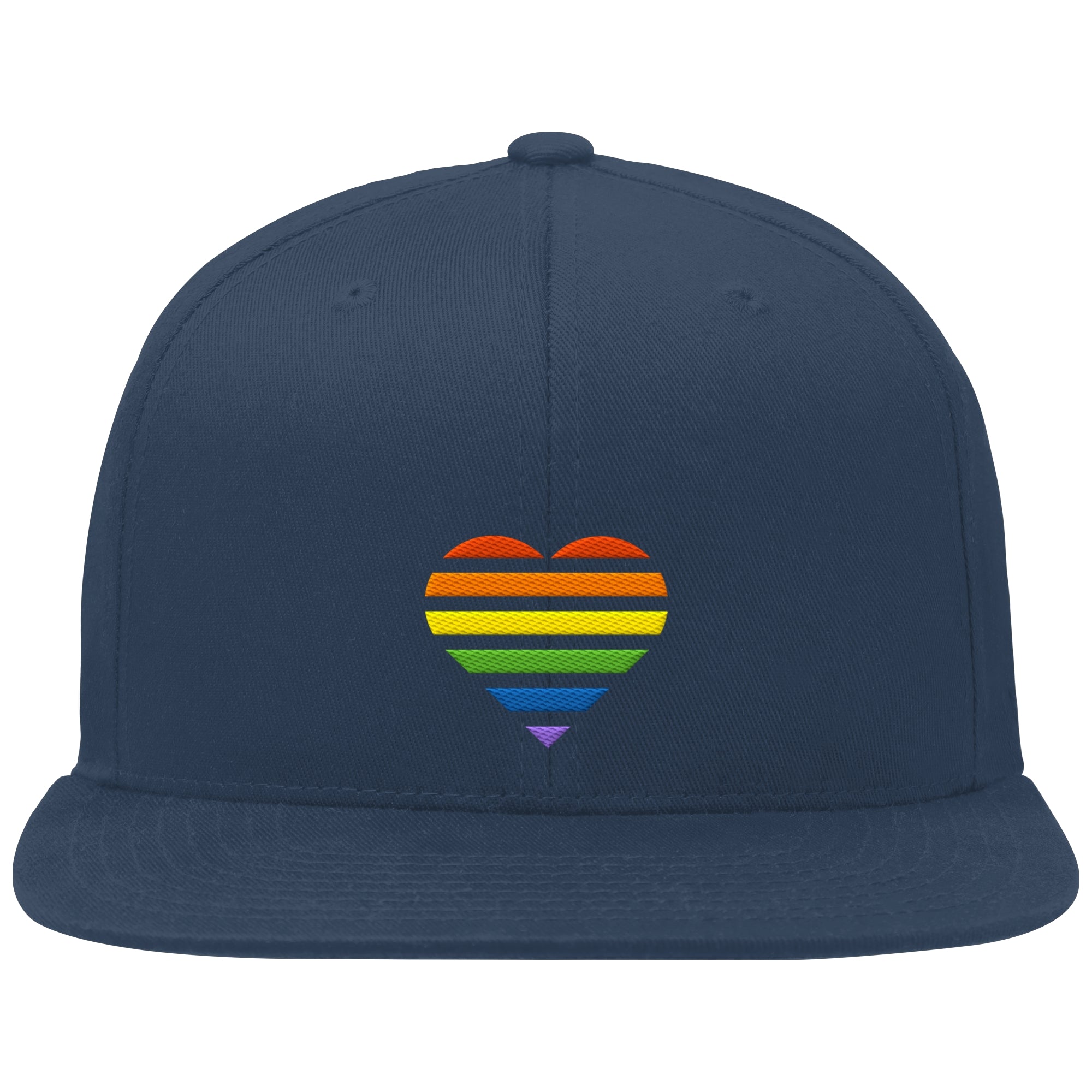 Organic Snapback - Pride Flag Herz Stick