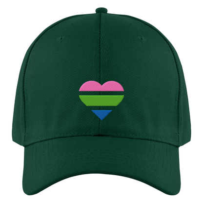 Authentic Baseball Cap mit Herz Stick - Polysexual