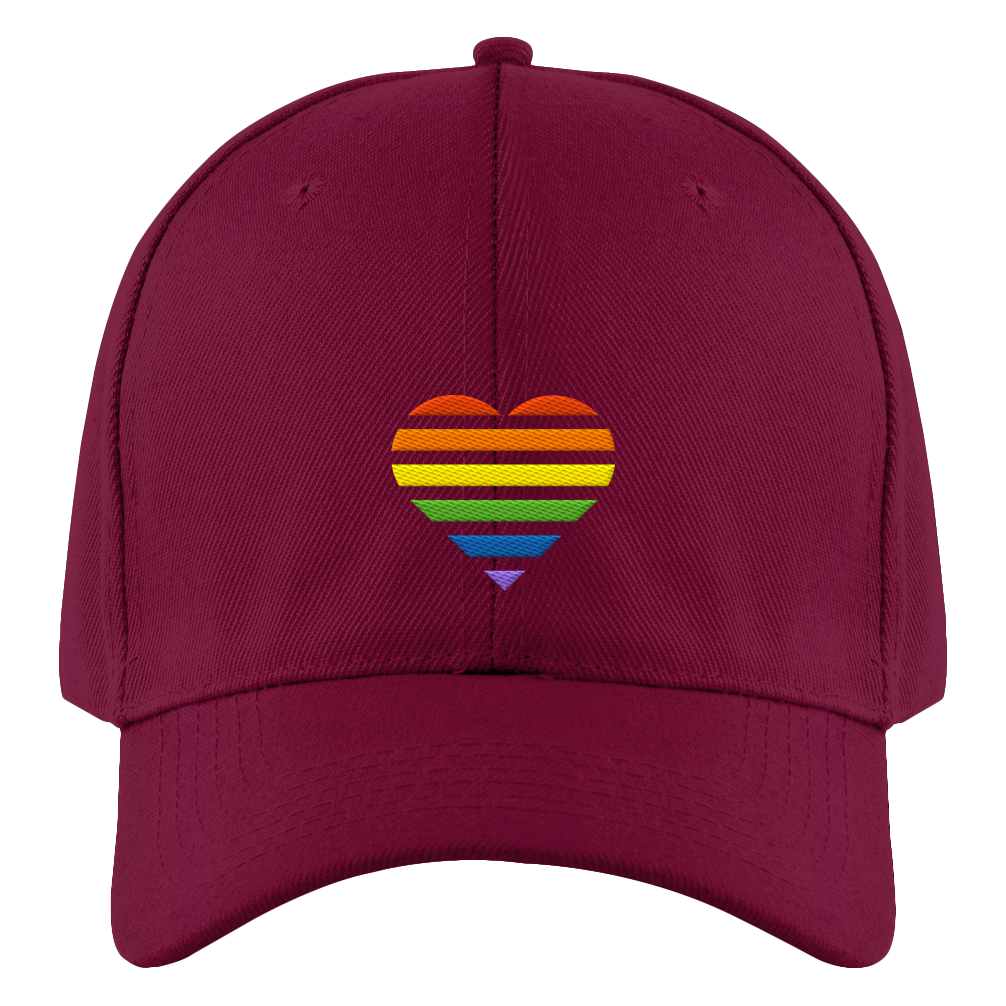 Authentic Baseball Cap - Pride Flag Herz Stick