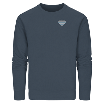 Organic Basic Sweatshirt mit Herz - Demiboy