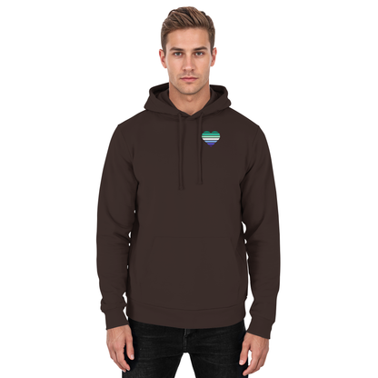 Basic Hoodie mit Herz - Gay