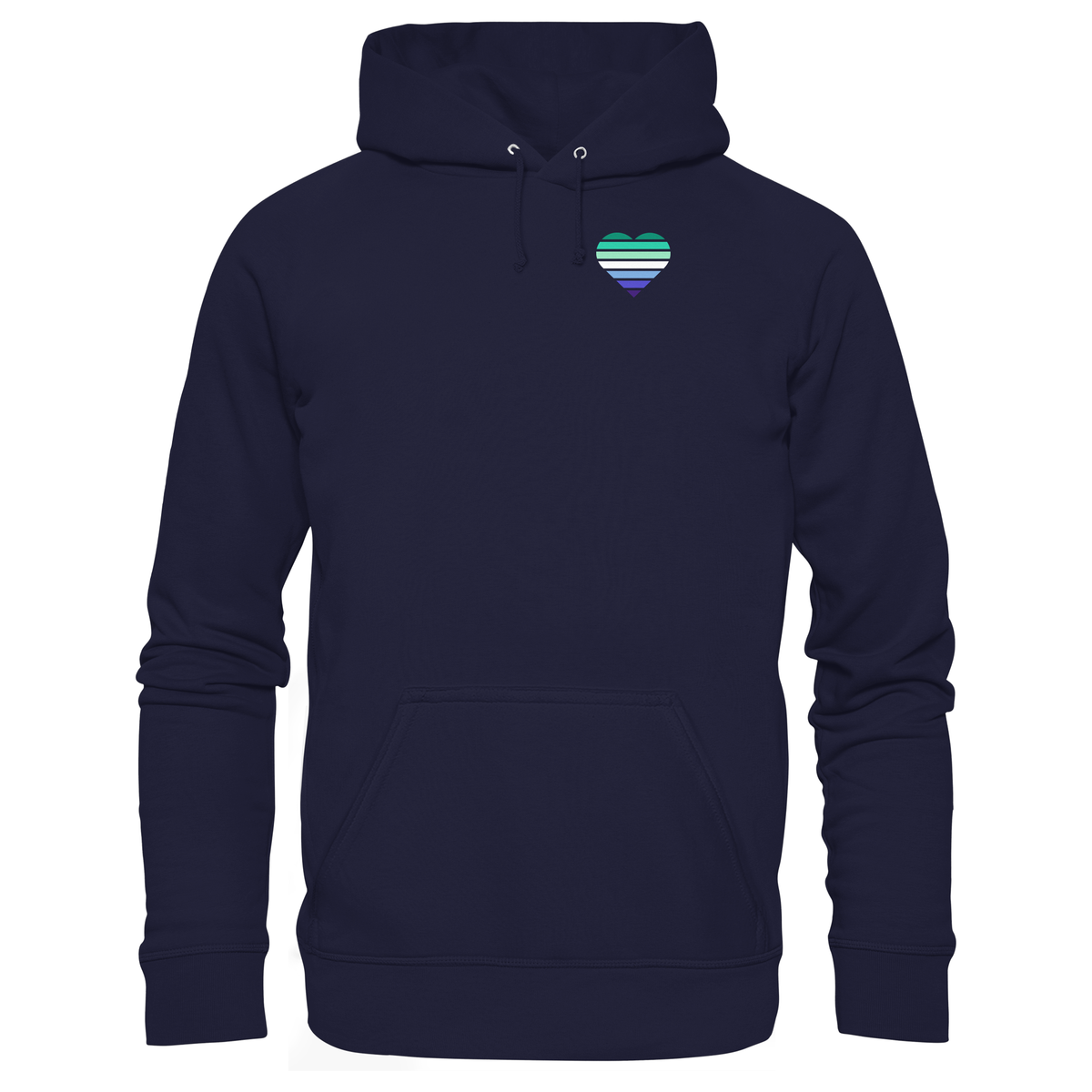Basic Hoodie mit Herz - Gay