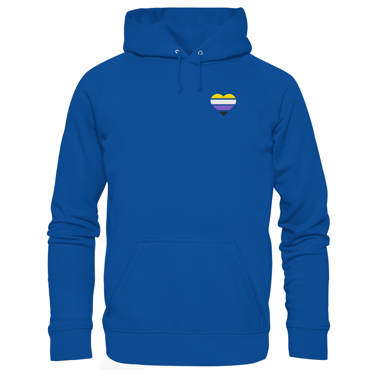 Basic Hoodie mit Herz Stick - Nonbinary