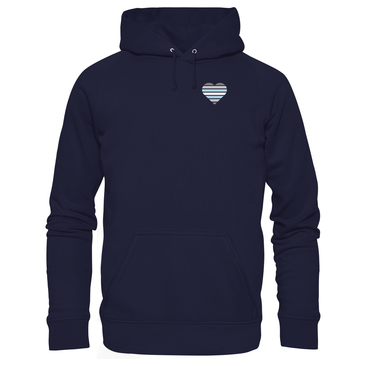 Basic Hoodie mit Herz - Demiboy