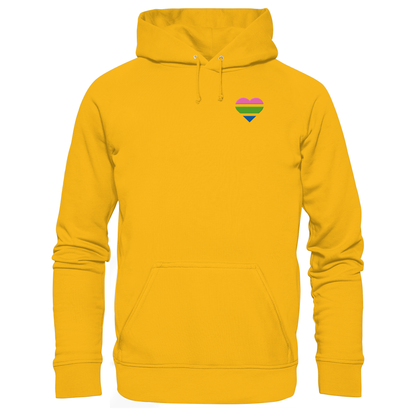 Organic Basic Hoodie mit Herz Stick - Polysexual
