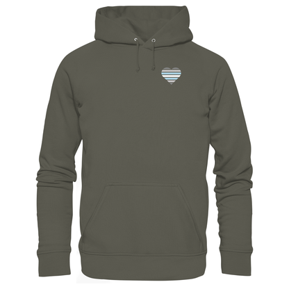 Organic Basic Hoodie mit Herz - Demiboy