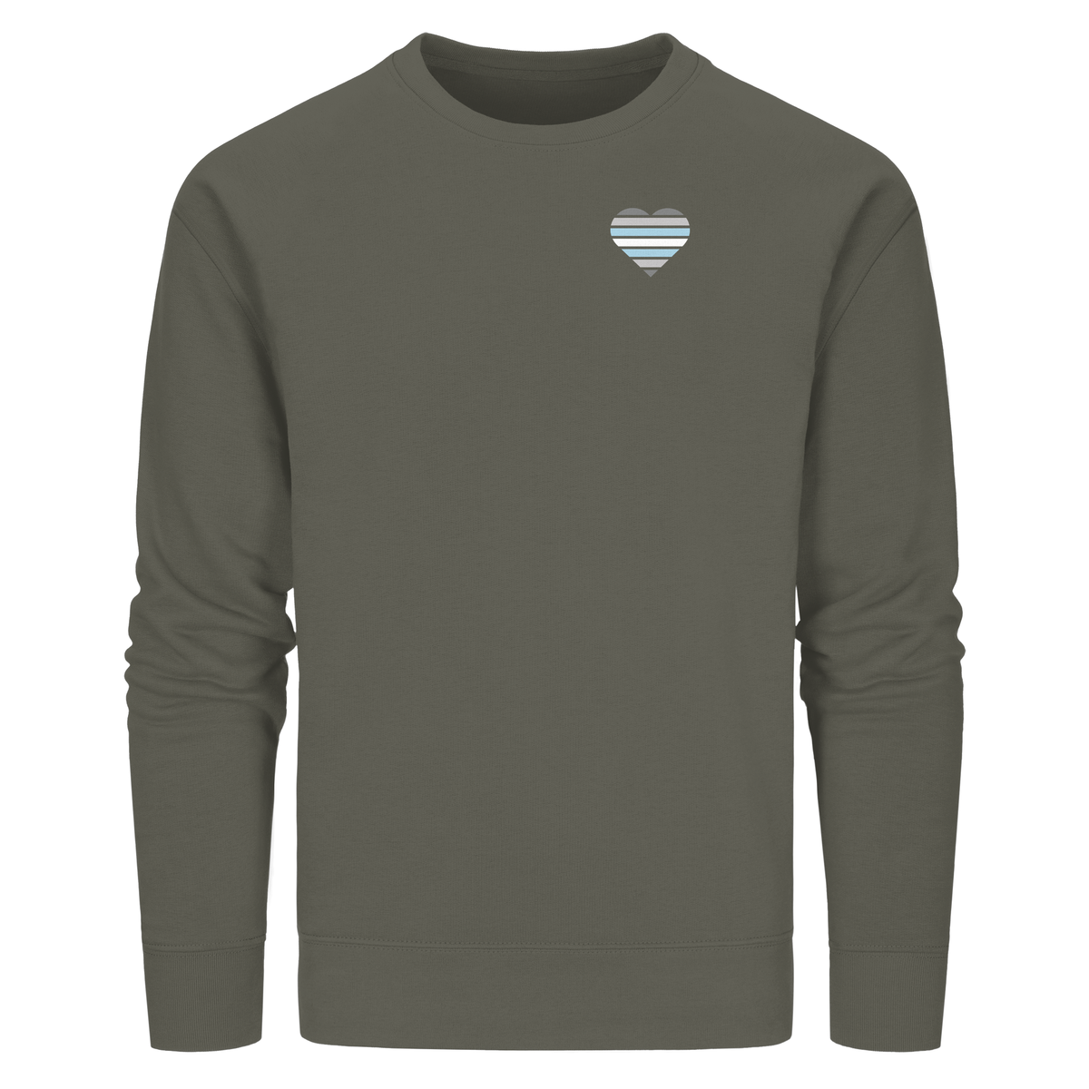 Organic Basic Sweatshirt mit Herz - Demiboy